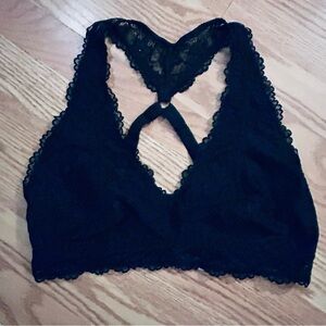 NWOT Savage X Fenty Black Lace Bra Convertible Size 1 X Sexy